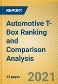 Global and China Automotive T-Box Ranking and Comparison Analysis Report, 2021- Product Image