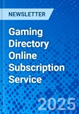 Gaming Directory Online Subscription Service- Product Image