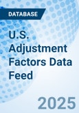 U.S. Adjustment Factors Data Feed- Product Image