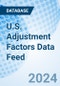 U.S. Adjustment Factors Data Feed - Product Thumbnail Image
