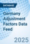 Germany Adjustment Factors Data Feed - Product Thumbnail Image