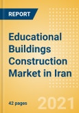 Educational Buildings Construction Market in Iran - Market Size and Forecasts to 2025 (including New Construction, Repair and Maintenance, Refurbishment and Demolition and Materials, Equipment and Services costs)- Product Image