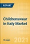 Childrenswear in Italy - Sector Overview, Brand Shares, Market Size and Forecast to 2025 - Product Thumbnail Image
