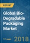 Global Bio-Degradable Packaging Market - Segmented by Material Type (Plastics, and Paper), Application (Food Packaging, Beverage Packaging, Pharmaceutical Packaging, Personal/Homecare Packaging) and Region - Growth, Trends and Forecast (2018 - 2023) - Product Thumbnail Image