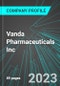 Vanda Pharmaceuticals Inc (VNDA:NAS): Analytics, Extensive Financial Metrics, and Benchmarks Against Averages and Top Companies Within its Industry - Product Thumbnail Image