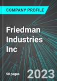 Friedman Industries Inc (FRD:ASE): Analytics, Extensive Financial Metrics, and Benchmarks Against Averages and Top Companies Within its Industry- Product Image
