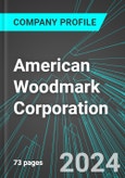 American Woodmark Corporation (AMWD:NAS): Analytics, Extensive Financial Metrics, and Benchmarks Against Averages and Top Companies Within its Industry- Product Image