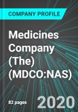 Medicines Company (The) (MDCO:NAS): Analytics, Extensive Financial Metrics, and Benchmarks Against Averages and Top Companies Within its Industry- Product Image