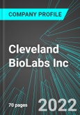Cleveland BioLabs Inc (CBLI:NAS): Analytics, Extensive Financial Metrics, and Benchmarks Against Averages and Top Companies Within its Industry- Product Image