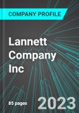 Lannett Company Inc (LCI:NYS): Analytics, Extensive Financial Metrics, and Benchmarks Against Averages and Top Companies Within its Industry- Product Image