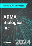 ADMA Biologics Inc (ADMA:NAS): Analytics, Extensive Financial Metrics, and Benchmarks Against Averages and Top Companies Within its Industry- Product Image