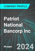 Patriot National Bancorp Inc (PNBK:NAS): Analytics, Extensive Financial Metrics, and Benchmarks Against Averages and Top Companies Within its Industry- Product Image