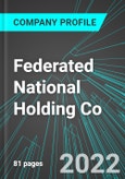 Federated National Holding Co (FNHC:NAS): Analytics, Extensive Financial Metrics, and Benchmarks Against Averages and Top Companies Within its Industry- Product Image