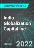 India Globalization Capital Inc (IGC:ASE): Analytics, Extensive Financial Metrics, and Benchmarks Against Averages and Top Companies Within its Industry- Product Image