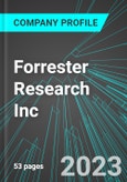 Forrester Research Inc (FORR:NAS): Analytics, Extensive Financial Metrics, and Benchmarks Against Averages and Top Companies Within its Industry- Product Image