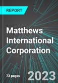 Matthews International Corporation (MATW:NAS): Analytics, Extensive Financial Metrics, and Benchmarks Against Averages and Top Companies Within its Industry- Product Image