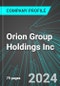 Orion Group Holdings Inc (ORN:NYS): Analytics, Extensive Financial Metrics, and Benchmarks Against Averages and Top Companies Within its Industry - Product Thumbnail Image