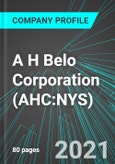 A H Belo Corporation (AHC:NYS): Analytics, Extensive Financial Metrics, and Benchmarks Against Averages and Top Companies Within its Industry- Product Image