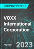 VOXX International Corporation (VOXX:NAS): Analytics, Extensive Financial Metrics, and Benchmarks Against Averages and Top Companies Within its Industry- Product Image