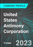 United States Antimony Corporation (UAMY:ASE): Analytics, Extensive Financial Metrics, and Benchmarks Against Averages and Top Companies Within its Industry- Product Image