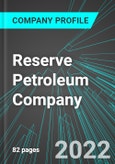 Reserve Petroleum Company (RSRV:PINX): Analytics, Extensive Financial Metrics, and Benchmarks Against Averages and Top Companies Within its Industry- Product Image