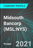 Midsouth Bancorp (MSL:NYS): Analytics, Extensive Financial Metrics, and Benchmarks Against Averages and Top Companies Within its Industry- Product Image