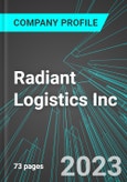Radiant Logistics Inc (RLGT:ASE): Analytics, Extensive Financial Metrics, and Benchmarks Against Averages and Top Companies Within its Industry- Product Image