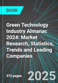 Green Technology Industry Almanac 2024: Market Research, Statistics, Trends and Leading Companies- Product Image