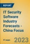 IT Security Software Industry Forecasts - China Focus - Product Image