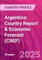 Argentina: Country Report & Economic Forecast (CREF) - Product Thumbnail Image