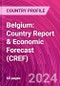 Belgium: Country Report & Economic Forecast (CREF) - Product Thumbnail Image