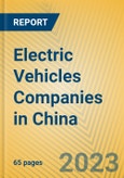 Electric Vehicles Companies in China- Product Image