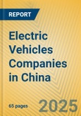 Electric Vehicles Companies in China- Product Image