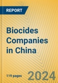 Biocides Companies in China- Product Image