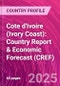 Cote d'Ivoire (Ivory Coast): Country Report & Economic Forecast (CREF) - Product Thumbnail Image