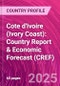 Cote d'Ivoire (Ivory Coast): Country Report & Economic Forecast (CREF) - Product Thumbnail Image