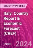 Italy: Country Report & Economic Forecast (CREF)- Product Image