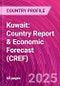 Kuwait: Country Report & Economic Forecast (CREF) - Product Image