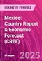 Mexico: Country Report & Economic Forecast (CREF) - Product Image