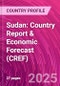 Sudan: Country Report & Economic Forecast (CREF) - Product Thumbnail Image