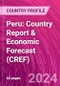 Peru: Country Report & Economic Forecast (CREF) - Product Thumbnail Image