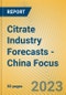 Citrate Industry Forecasts - China Focus - Product Image