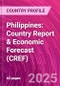 Philippines: Country Report & Economic Forecast (CREF) - Product Thumbnail Image