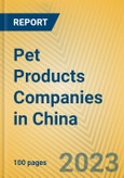 Pet Products Companies in China- Product Image