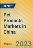 Pet Products Markets in China- Product Image