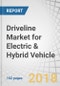 Driveline Market for Electric & Hybrid Vehicle by Architecture, Transmission Motor Output, Final Drive, Drive Type, Power Electronics, Vehicle Type, Region - Global Forecast to 2025 - Product Thumbnail Image