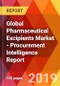 Global Pharmaceutical Excipients Market - Procurement Intelligence Report - Product Thumbnail Image