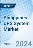 Philippines UPS System Market 2023-2029 Companies, Share, Analysis, Growth, Revenue, Value, Industry, Size, Outlook, Forecast & Trends: Market Forecast By KVA Ratings, By Applications, By Regions And Competitive Landscape- Product Image