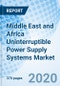 Middle East and Africa Uninterruptible Power Supply Systems Market (2020-2026): Market Forecast by KVA Rating, by Phases, by Applications, and Competitive Landscape - Product Thumbnail Image