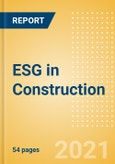 ESG (Environmental, Social, and Governance) in Construction - Thematic Research- Product Image